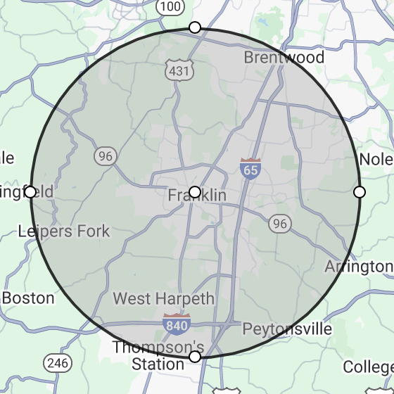 Franklin Laundry Service area
